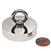 CMS Magnetics 2 Pack Fishing Magnets, Powerful Neodymium Magnets | Rare Earth Magnets w/Eyebolts - 180 Pound Pulling Power Each. Great for Magnetic Fishing and Treasure Hunting | Fishing Magnet 5