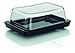 Ou Premium Design Vitra Butter Dish, Black
