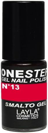 LAYLA COSMETICS One Step Gel Nail Polish, Black Cherry Number 13