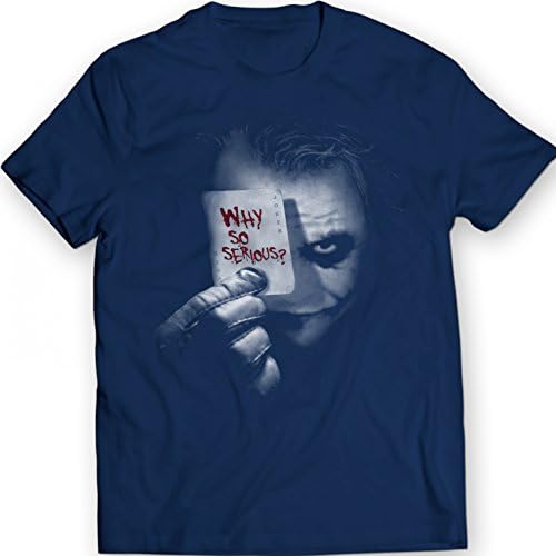 NasShop The Joker - Why so Serious? T-Shirt Movie Comics DarKnight