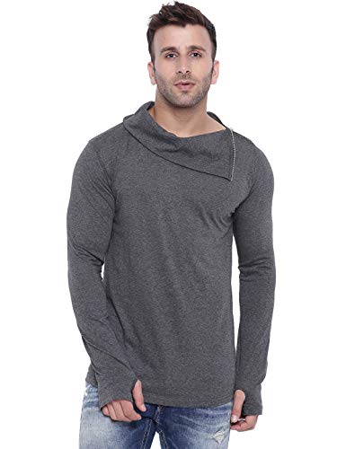 thumb hole t shirts with hoodie