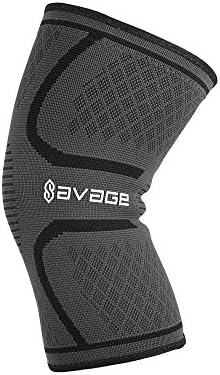 Savage Sports Knee Compression Sleeve Support for Running, Jogging, Sports, Joint Pain Relief, Arthritis and Injury Recovery