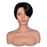 Deifor Short Cute Pixie Cut Hair Wigs For Black Women Heat Resistant Wig Natural Hair Women's Fashion Wig
