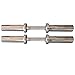 Titan Fitness Pair 20in Loadable Olympic Dumbbell Bars, 400 LB Capacity Each, Knurled Handles for Home Gym Strength Training