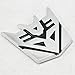 Transforming Auto Robot Decepticon Auto Emblem - [Chrome][3 1/2'' Tall]