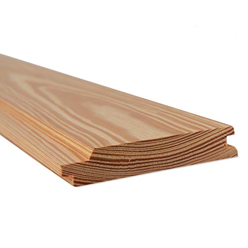 Holtaz Fassadenbekleidung Fassadentafel natürliches Lärchenholz Verkleidung Schalung Täfelung aus Holz Brett größe…