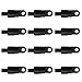 Jili Online 12 Pieces Black Nylon Durable 1/4