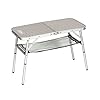 Coleman 204395 Campingtafel Mini Camp Table (80 x 40 x 31,5/55 cm), zilver