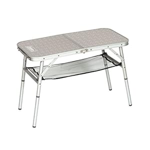 Coleman 204395 Campingtafel Mini Camp Table (80 x 40 x 31,5/55 cm), zilver
