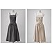 BeneAlways Suspender Skirt Style Apron for Women - 80%, Beige, Size No Size