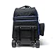 Pyramid Path Deluxe Double Roller with Oversized Accessory Pocket Bowling Bag (Black/Royal Blue)