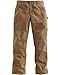 Carhartt Men's Washed Duck Work Dungaree Pant, Desert, 36W X 34L