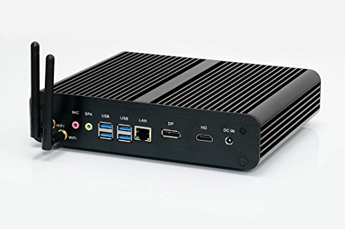 Kingdel Mini Desktop Computer, i7 Mini PC with i7-7500U 7th Gen. CPU, 16GB RAM, 256GB SSD, 4096×2304, HDMI, DP, 4USB 3.0, Card Reader, WiFi, Metal Case, Windows 10 Pro