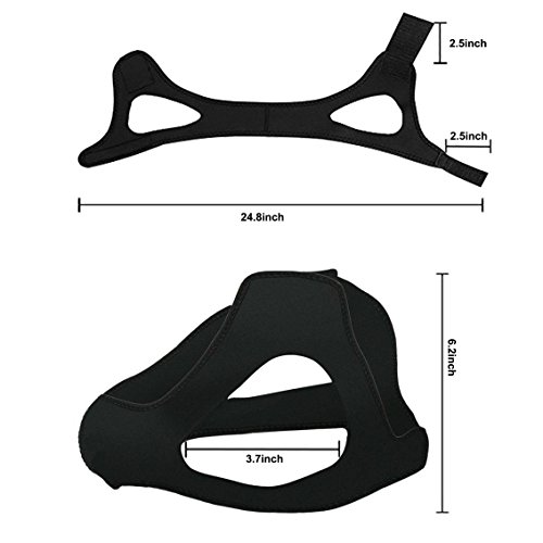 Stop Snoring the Most Effective Adjustable Anti Snoring Chin Strap Sleep Aid Device - Get the Restful Night you Deserve!