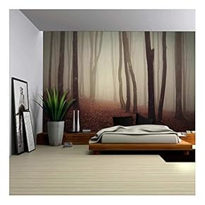 Dark and Mysterious Forest - Wall Mural, Removable Sticker, Home Decor - 66x96 inches