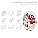 3D Gingerbread House Cookie Cutter Set - 9 PCS DIY Stainless Steel Christmas Cookie Mould | Gingerbread Boy/Elk/Sled/Christmas House Cookie Making For Christmas Decoration