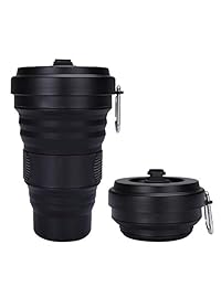 DARUNAXY Silicone Collapsible Travel Cup   Silicon