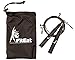 Jump Rope Effective for Workout, Speed Training, Double Unders, Boxing, MMA and Fitness - Adjustable for Adults and Kids w/ Bearing Balls - Carry Bag Included and 3 Premium Bonus eBooks by FitEat.