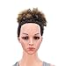 SWACC Afro Puff Drawstring Ponytail Kinky Curly Afro Clip on Updo Chignon Bun Hair Piece Extensions for African American Women Medium Size (1B/30)thumb 3
