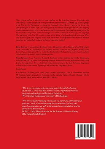 Digging for Words: Archaeolinguistic Case Studies from the XV Nordic Tag Conference Held at the University of Copenhagen, 16-18 April 2015 (BAR International)