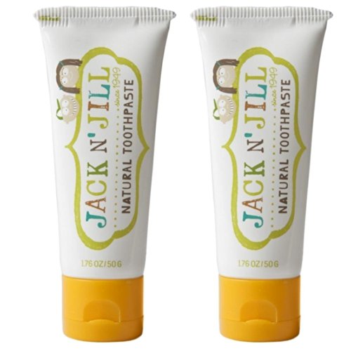 Jack N' Jill Natural Toothpaste, Blackcurrant & Raspberry, 1.76oz (Pack of 2)