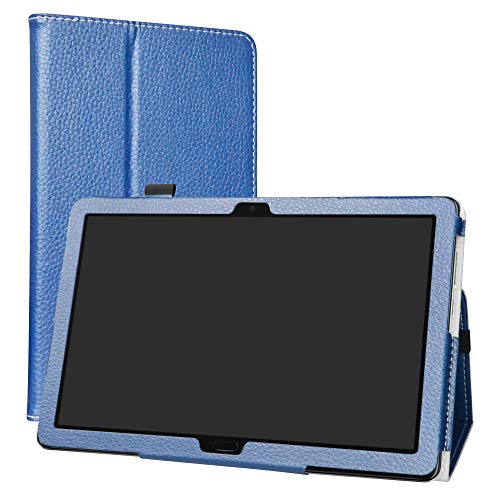 Lenovo Tab E8 HD Case,LiuShan PU Leather Slim Folding Stand Cover for 8.0" Lenovo Tab E8 HD 2018 Android Tablet PC,Blue