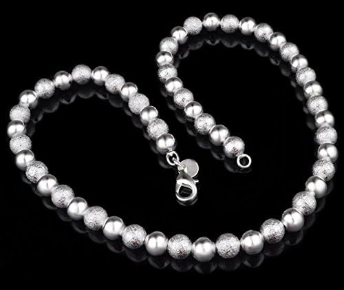 Fashion 925 Sterling Silver Chain Girl Beautiful Necklace With Pendant