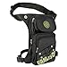 Vanlison Leg Bag, Holster Bag, Motorcycle Bag Tactical Fanny Pack Thigh Bag Leg Pouch Concealed Fanny Pack Black