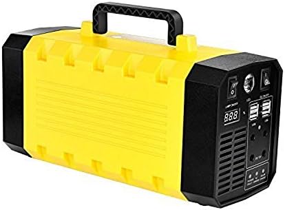 Kinhevao 288WH Portable UPS Battery Backup Generator,with 110V/500W AC Outlet,DC 12V,USB Output,Car Jump Starter for Camping,Home Use Backup Power Supply Charged by Solar/Wall Outlet/Cars