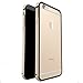 iPhone 6 Plus Case, KEWEK Aluminum Metal Bumper Frame (No Signal Reduce) with Shock Absorbing Flexible TPU Inner Dual Layer for iPhone 6s Plus, Gold