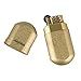 Mini Antique Style Solid Brass Metal Oil Petrol Cigarette Lighter (Brass)