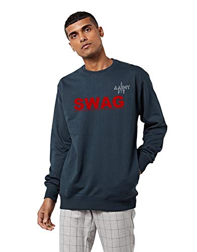 men's round neck sweatshirts