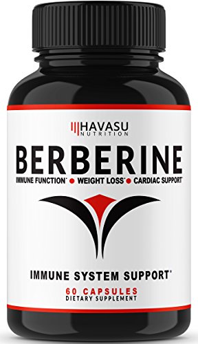 Premium Berberine Supplement 500MG With Added Absorption Agent For Max Immune System, Digestion & Cardiovascular Support | Supports Healthy Blood Sugar Levels & Glucose Metabolism  60 Capsules