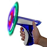 Light UP LED Blue and Silver Spinning 6