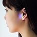 Jofan 7 Pairs Light up LED Earrings Glowing Ear Drop Crystal Pendant Glow Studs Light up Toys