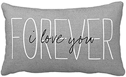 Sanyalei Geometrict Pattern Throw Pillows Covers Cotton Linen Cushion Covers for Couch Decorative,30 X 50cm——Gray