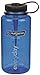 Nalgene Tritan Wide Mouth BPA-Free Water Bottle, Blue w/ Black Cap, 32-Ounces