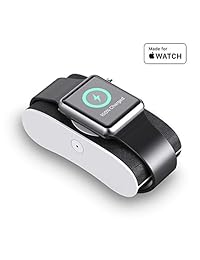 OPSO   Cargador magnético para Apple Watch iWatch Series 4 3 2 1 Ambos 1.732 in, 1.654 in, 1.575 in, 1.496 in [certificado MFI] 2100 mAh