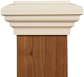 Atlanta Post Caps 6x6 Post Cap True 6 White New England Flat Style Square Top For Outdoor Fences Mailboxes And Decks