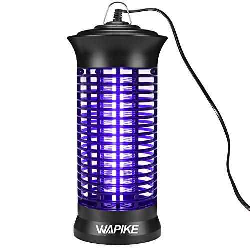 WAPIKE 2 Electric Fly Zapper, Portable Standing or Hanging Design Perfect, Black WAPIKE 2 Electric Fly Zapper, Portable Standing or Hanging Design Perfect, Black