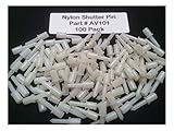 100 Shutter Pins AV101 -Standard Nylon Louver Pins with A Molded Shoulder Washer