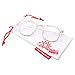Mens Non Prescription Glasses Clear Lens Frame Nerd Gold