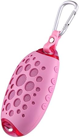Bluetooth Speaker ,DarkBlue Ultra Portable Wireless Bluetooth Speaker With Super Bass, HD Sound, Self-Stick, Waterproof, Automatic Anti-Theft ,Hands-Free (Pink)