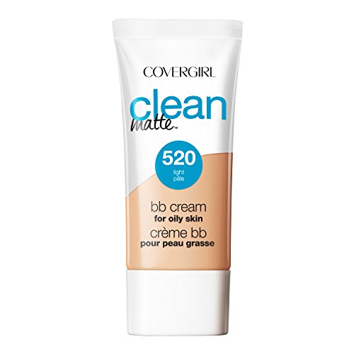 COVERGIRL Clean Matte BB Cream Light 520 For Oily Skin, 1 oz