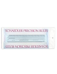 schaedler regla de precisión   12 inch Single a (pulgadas métricas Pica)   schaedler regla de precisión   12 inch Single a (pulgadas métricas Pica)