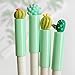 Cafurty 6 pcs/Lot Lovely Cactus Gel Pen 0.5mm Ballpoint Black Ink Pens Office Stationary for School Students and Staff