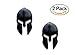 Tactical Freedom - Magwell Metal Decal/Sticker - Molon Labe Spartan Helmet with Scar (Matte Black)