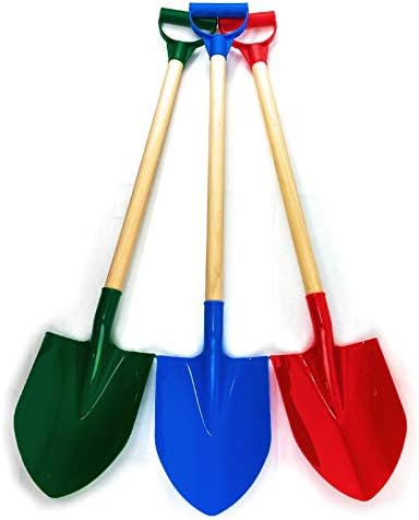 Heavy Duty Wooden Kids Sand Shovels 