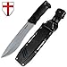 GrandWay Survival Tactical Knife - Survival Fixed Blade Knife - Best Outdoor Military Knives for Camping Bushcraft&Self Defense - Large Stainless Steel Blade Full Tang Handle Survival Knife 2785 U-PQ