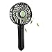 Anpress Handheld Fan, Air Cooling Personal Fan USB/18650 Rechargable Battery Operated Fan with Adjustable Stepless Speeds for Home Office & Indoor Outdoor Activities (Black)